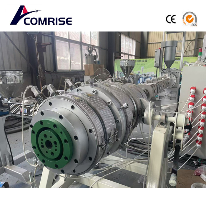 630-1200mm HDPE pipe production line is under produce