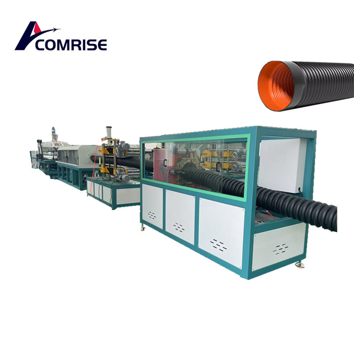 Máquina de tubo de corrugada de parede dupla de grande diâmetro